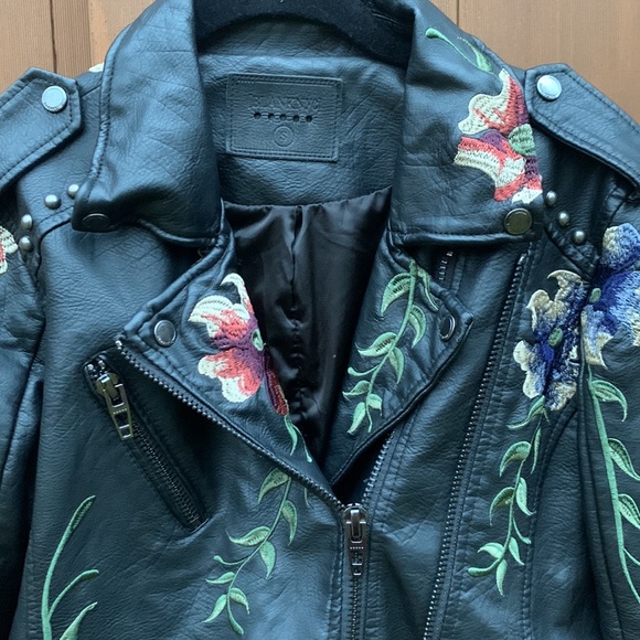 Faux Leather Moto Jacket - Picture 3 of 9